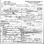 Death Certificate of Muzzy, Orville D.