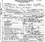 Death certificate of Nichols, Noah Harry Death certificate of Nichols, Noah Harry