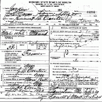 Death Certificate of Overton, Ernest D.
