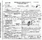 Death Certificate of Overton, John Dudley