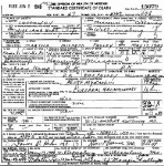 Death certificate of Pasley, Martha M. Kemp Death certificate of Pasley, Martha M. Kemp