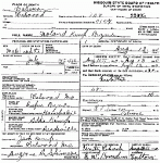 Death Certificate of Payne, Nolan Kemp