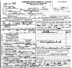 Death Certificate of Reynolds, Alta Jean
