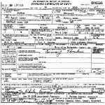 Death Certificate of Reynolds, James Wilson