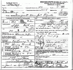 Death certificate of Reynolds, Margaret Crank