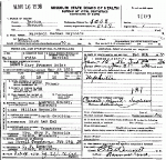 Death Certificate of Reynolds, Marshall Redman