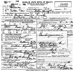 Death Certificate of Reynolds, Reuben Hamilton