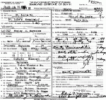 Death Certificate of Reynolds, Sheley C.