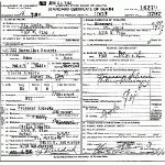 Death Certificate of Roberts, Marcellus