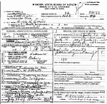 Death Certificate of Roberts, Rollie R.