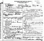 Death Certificate of Roberts, William Seldon