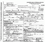 Death Certificate of Rosson, James W.
