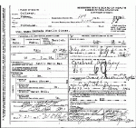 Death certificate of Simco, Charles Canada