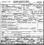 Death certificate of Simco, Clarrisa Jane Roberts Death certificate of Simco, Clarrisa Jane Roberts
