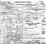 Death Certificate of Simco, Leslie Corless Death Certificate of Simco, Leslie Corless