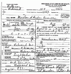 Death certificate of Simco, Marland Reuban Death certificate of Simco, Marland Reuban