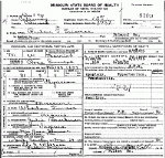 Death Certificate of Simco, Reuben Sims Dr.