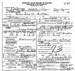 Death certificate of Sitton, Edward M.