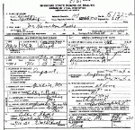 Death Certificate of Stokes, Joe Hamilton