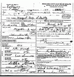 Death certificate of Stultz, Margaret Ann Houf
