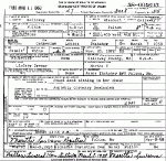 Death Certificate of Thatcher, Catherine Louisa Creasy