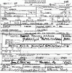 Death Certificate of Thomasson, James William