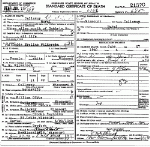 Death Certificate of Wilkerson, Ida Eveline Gibbs
