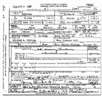 Death Certificate of Willing, Henry Francis