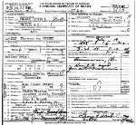 Death Certificate of Wright, Florance Ann Conger Death Certificate of Wright, Florance Ann Conger