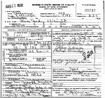 Death Certificate of Wright, Judith Alice Simco