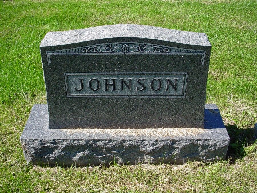  Johnson Family headstone