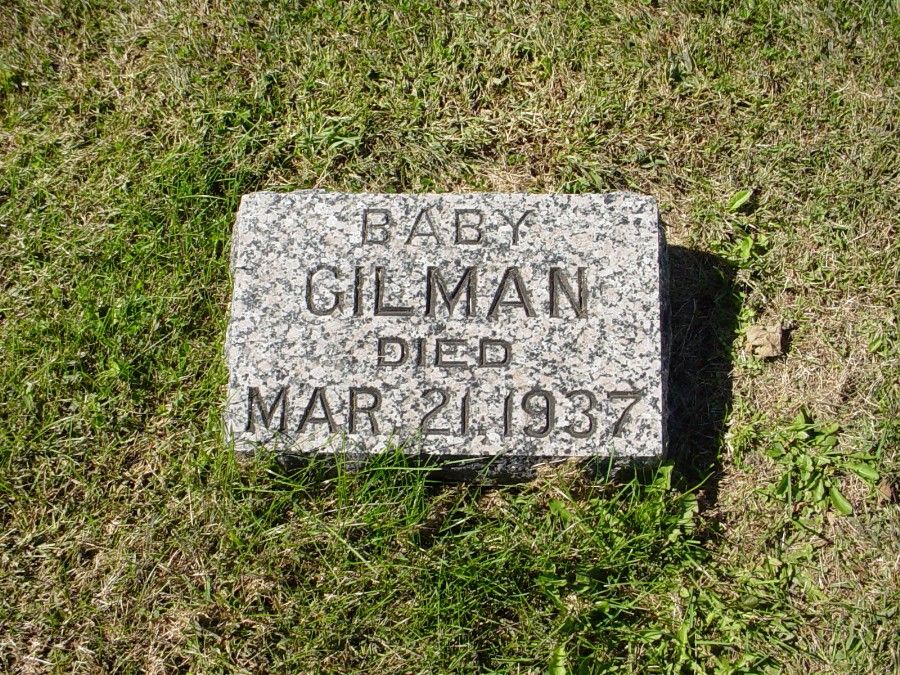  infant son Gilman