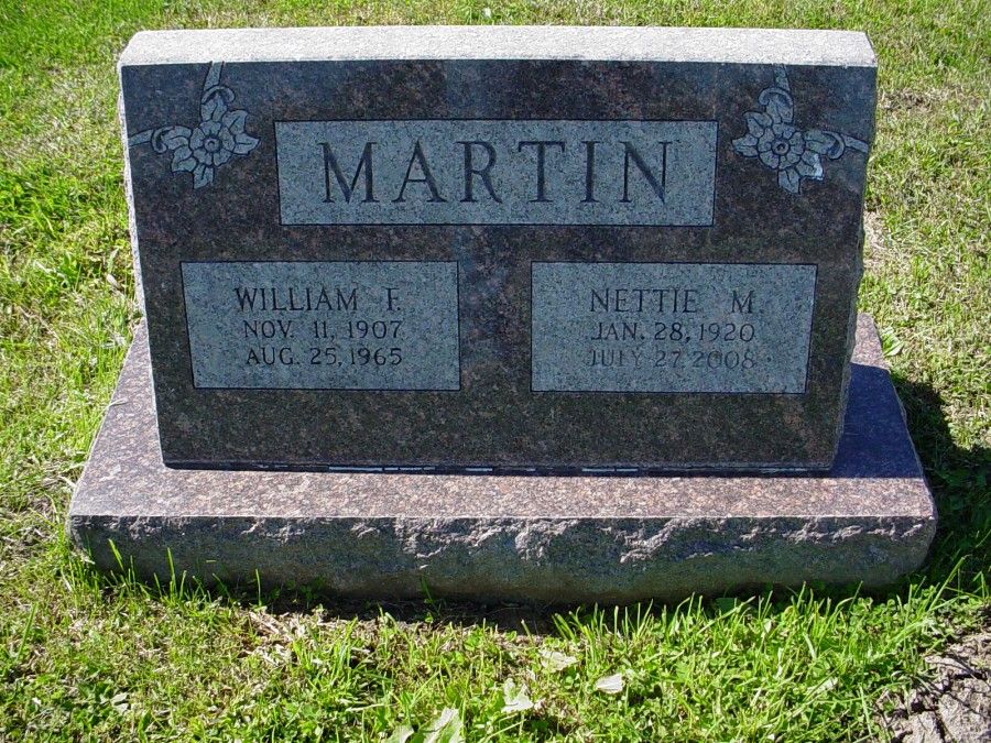  William F. & Nettie M. Martin