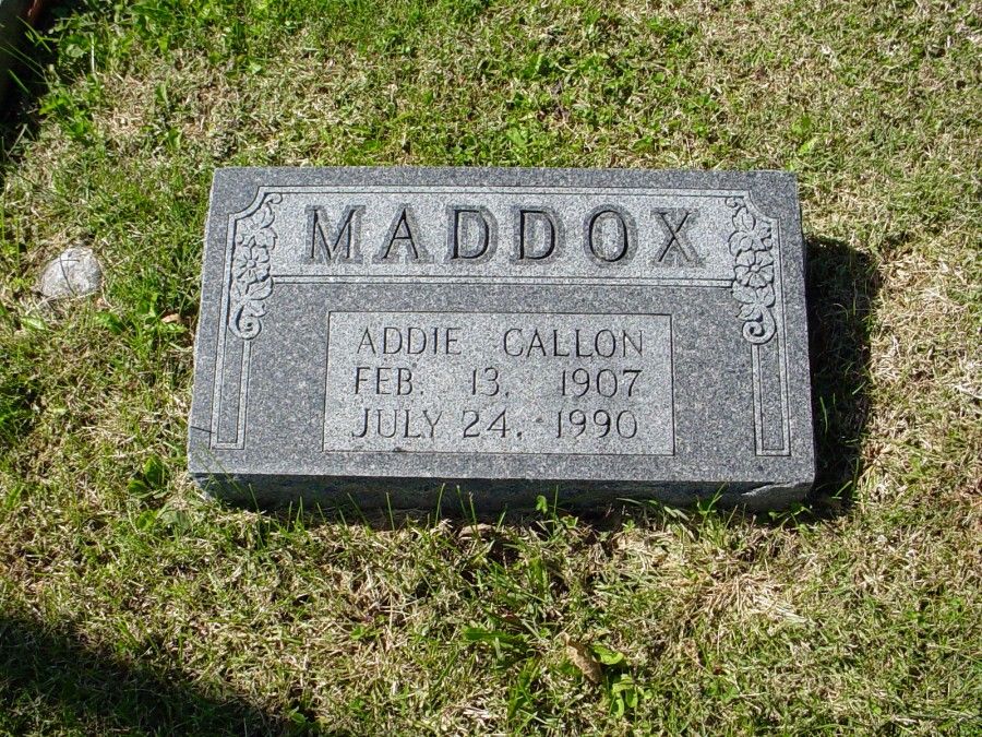  Addie Callon Maddox