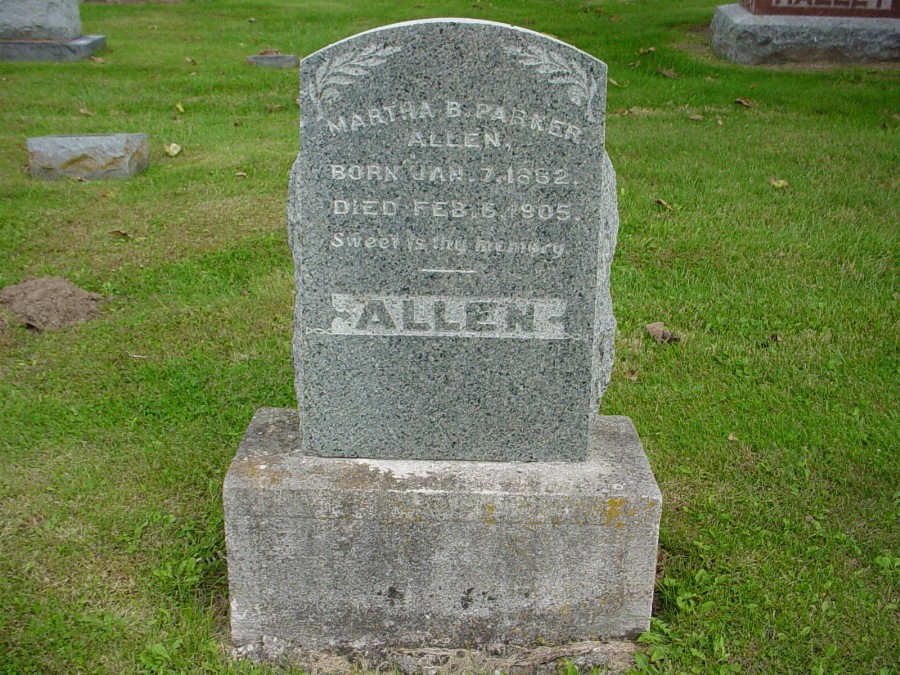  Martha B. Parker Allen