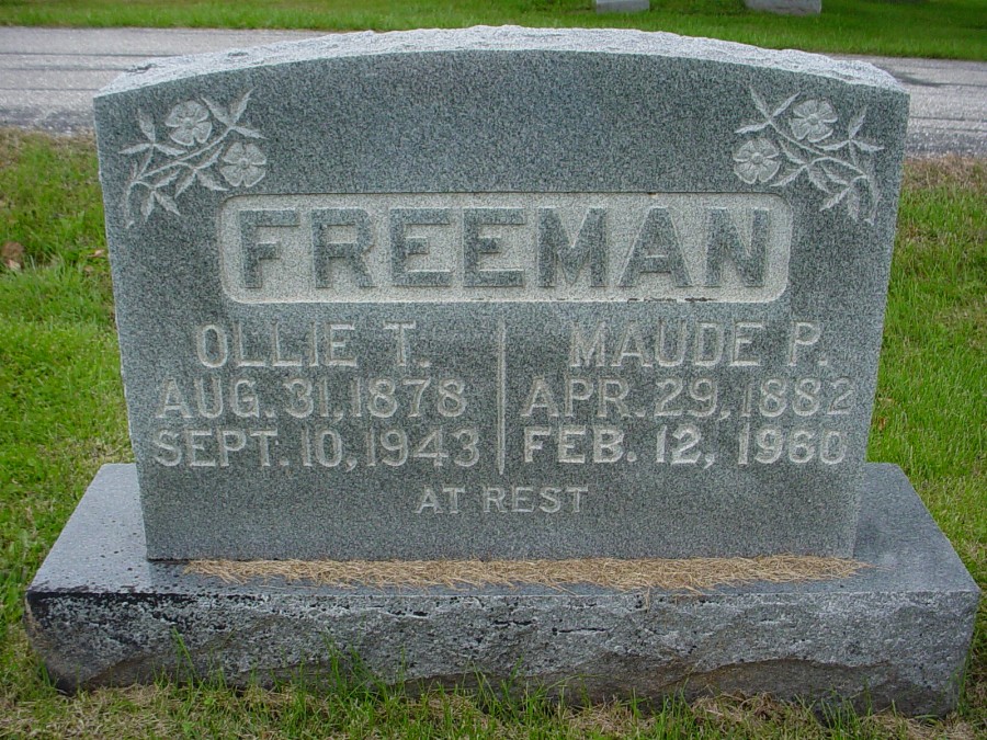  Ollie T. and Maude P. Freeman