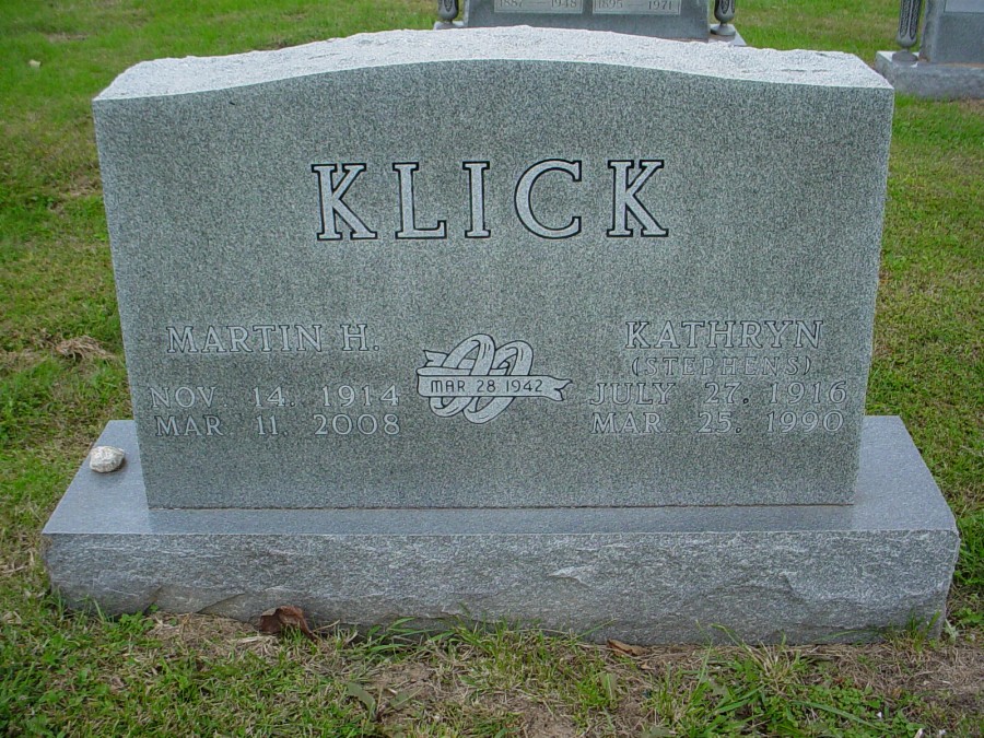  Martin Klick & Kathryn Stephens