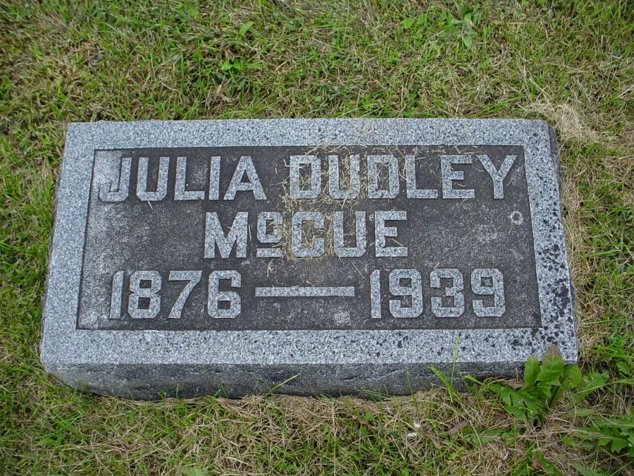  Julia Mae Dudley McCue