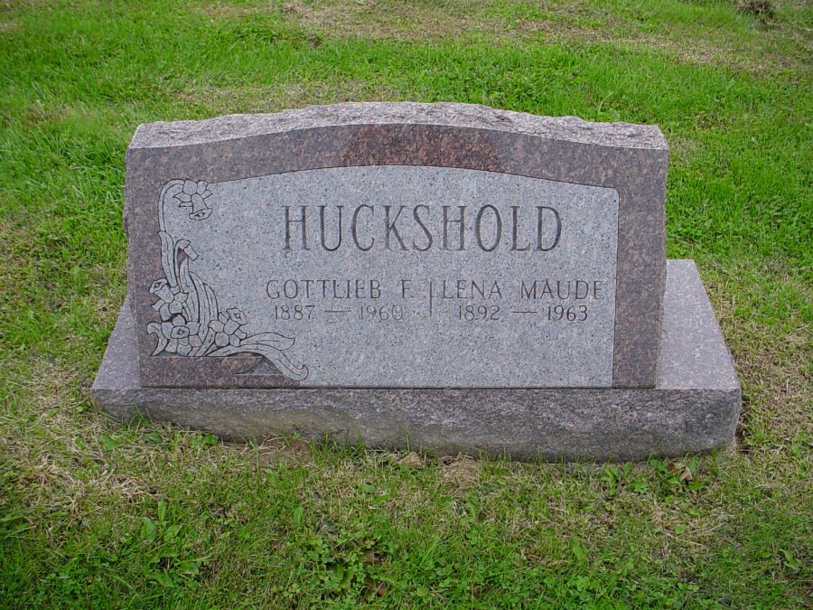  Gottlieb F. & Lena M. Huckshold