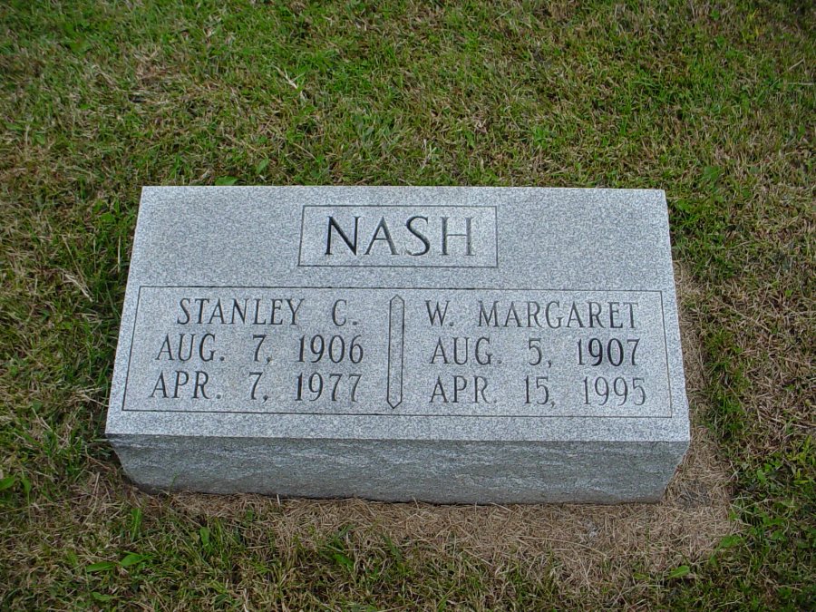  Stanley C. Nash & Wilma Margaret Phillips
