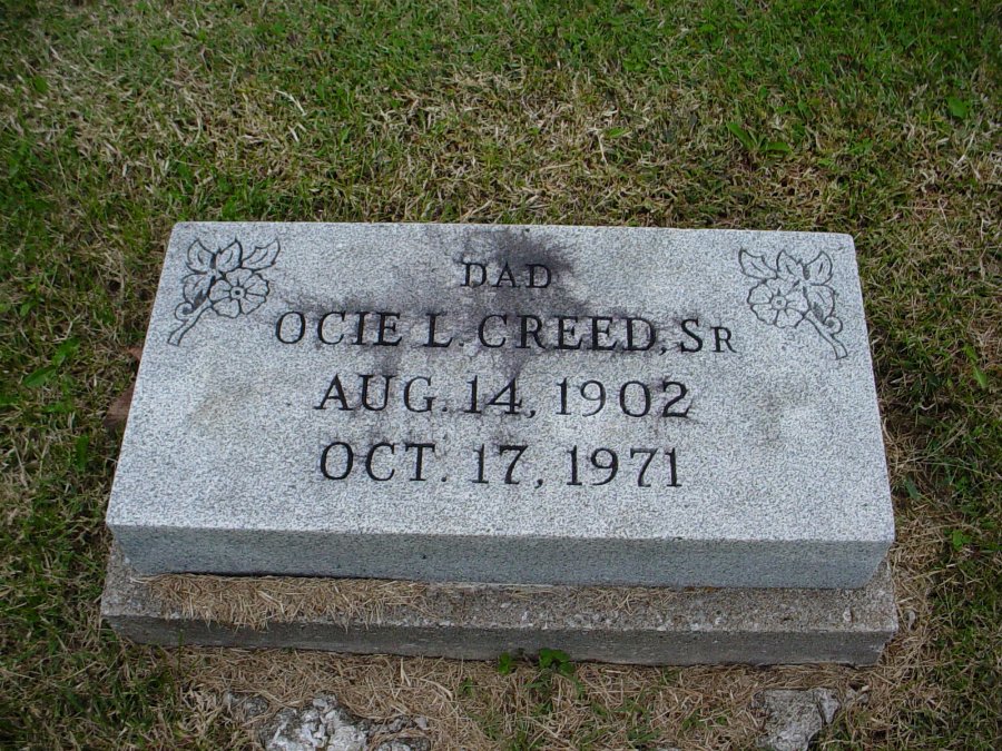  Ocie L. Creed Sr.