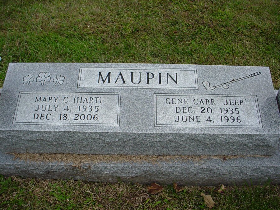  Gene Carr Maupin & Mary C. Hart