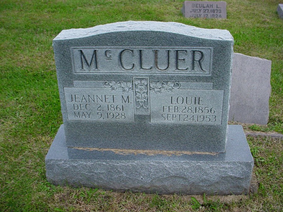  Louis McCluer & Jeannet Watson