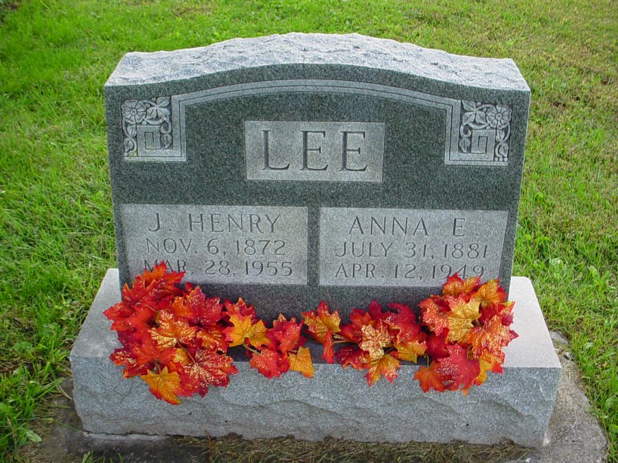  Joseph H. Lee & Anna E. Garrett