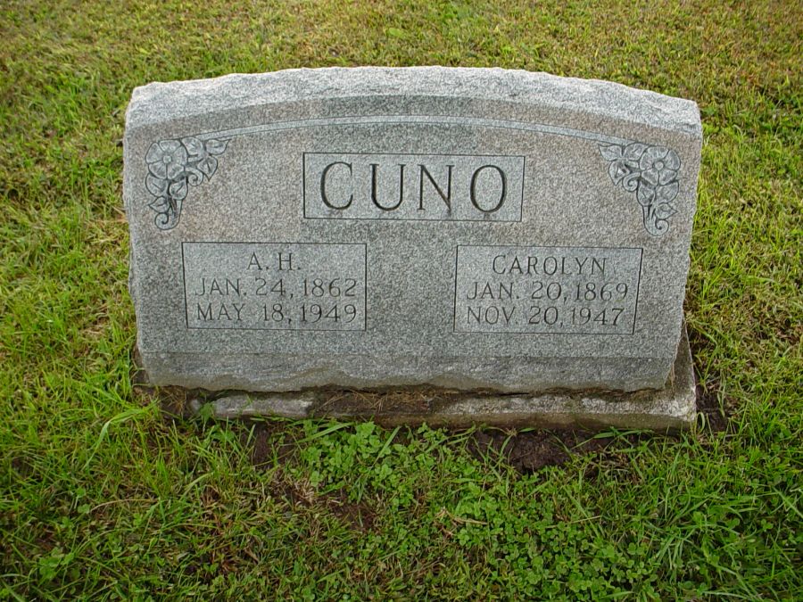  August H. Cuno & Caroline Sontag