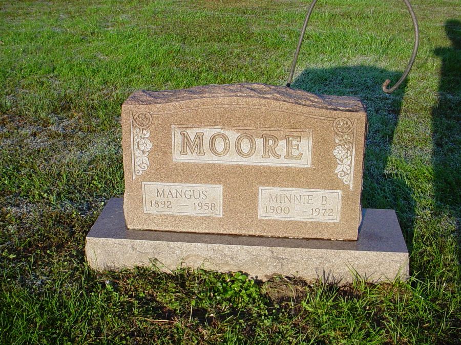  Mangus Moore & Minnie Brown