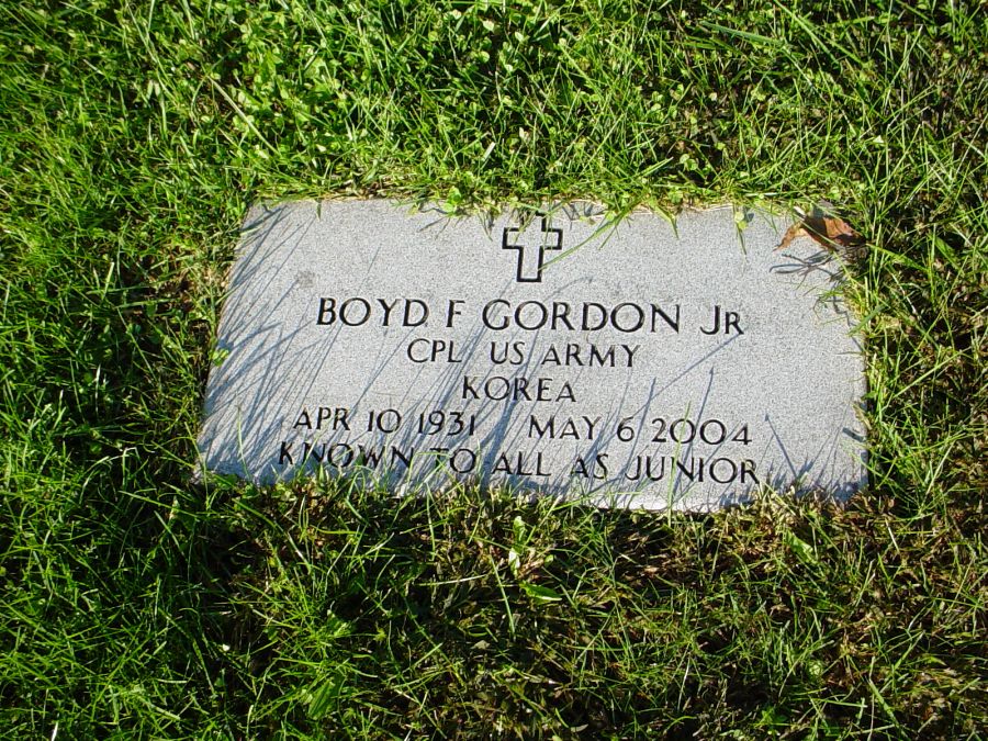  Boyd F. Gordon Jr.