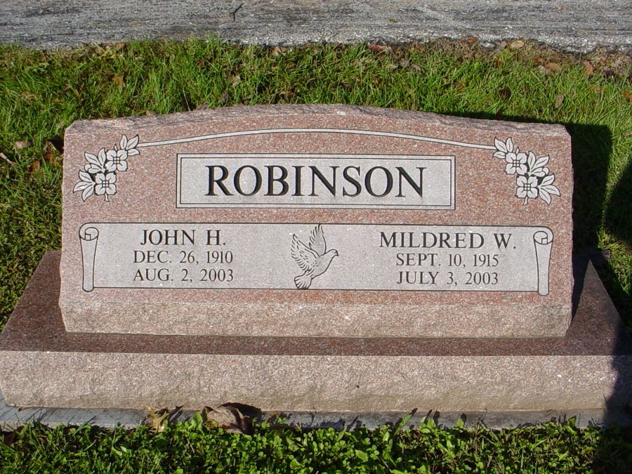  John H. Robinson & Mildred W. Kennon