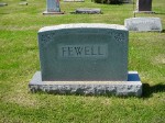 Fewell family headstone Fewell family headstone