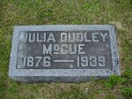  Julia Mae Dudley McCue